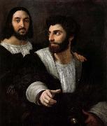 RAFFAELLO Sanzio Together with a friend of a self-portrait USA oil painting reproduction